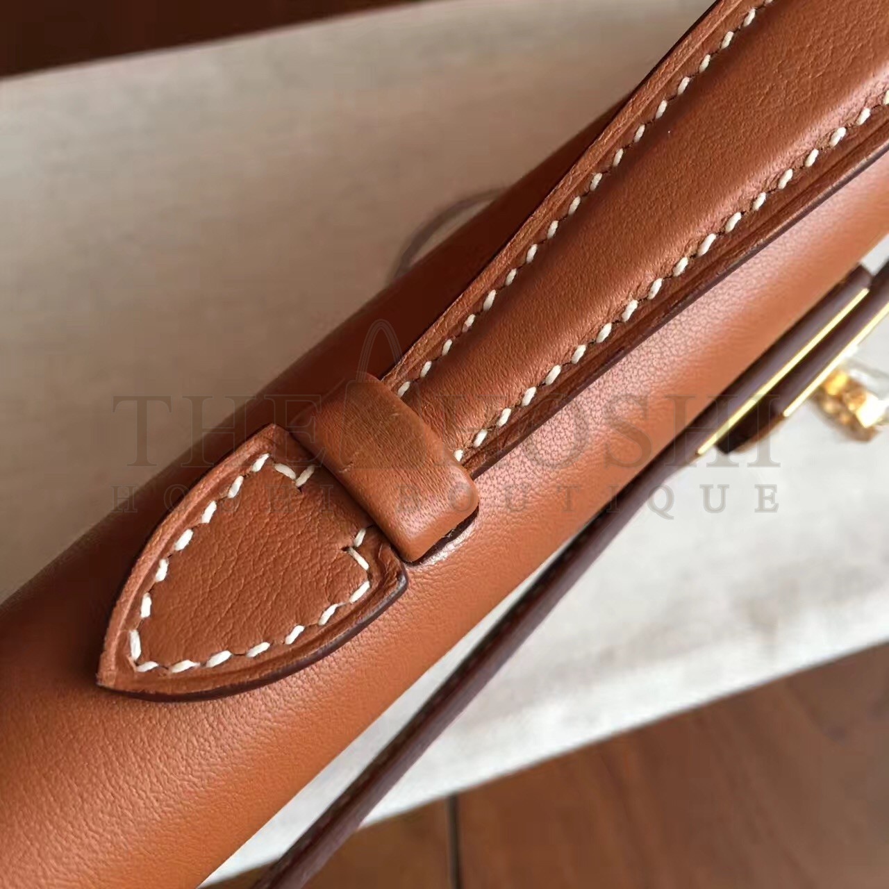 H**me5 Gold Swift Kelly Cut Handmade Bag Master Quality