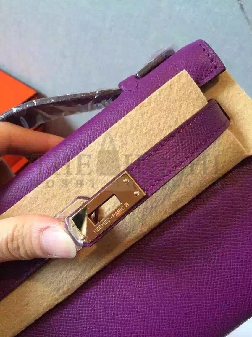 H**me5 Anemone Kelly Pochette Epsom Handmade Bag Master Quality