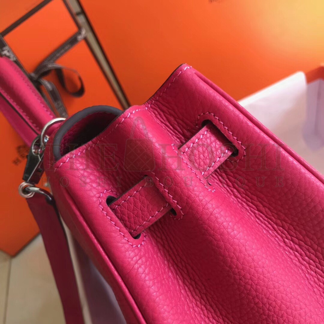 H**me5 Rose Red Clemence Kelly 32cm Retourne Bag Master Quality