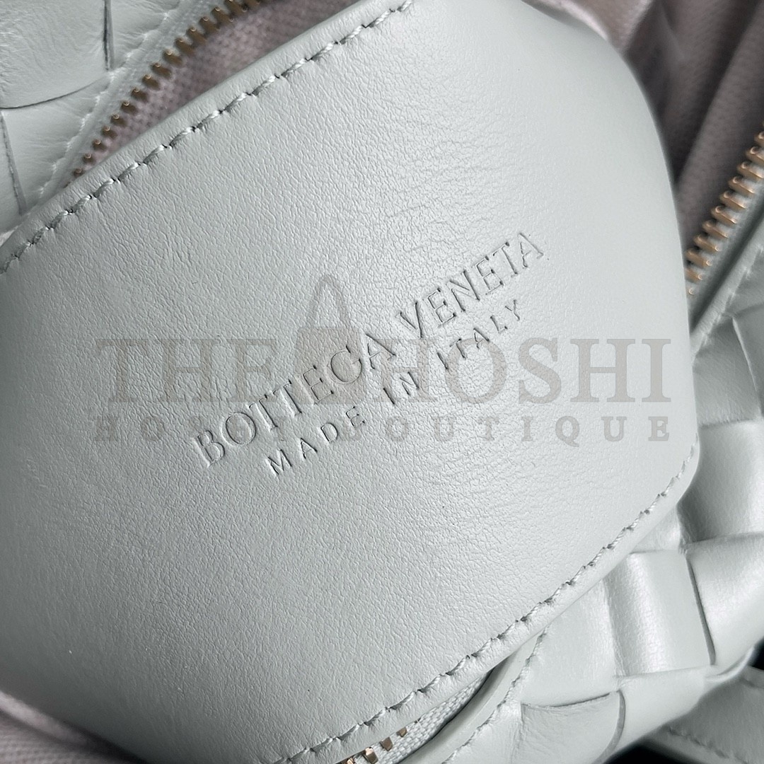 B0tt*ga Ven*ta Small Loop Crossbody Bag In Sauge Intrecciato Lambskin Master Quality