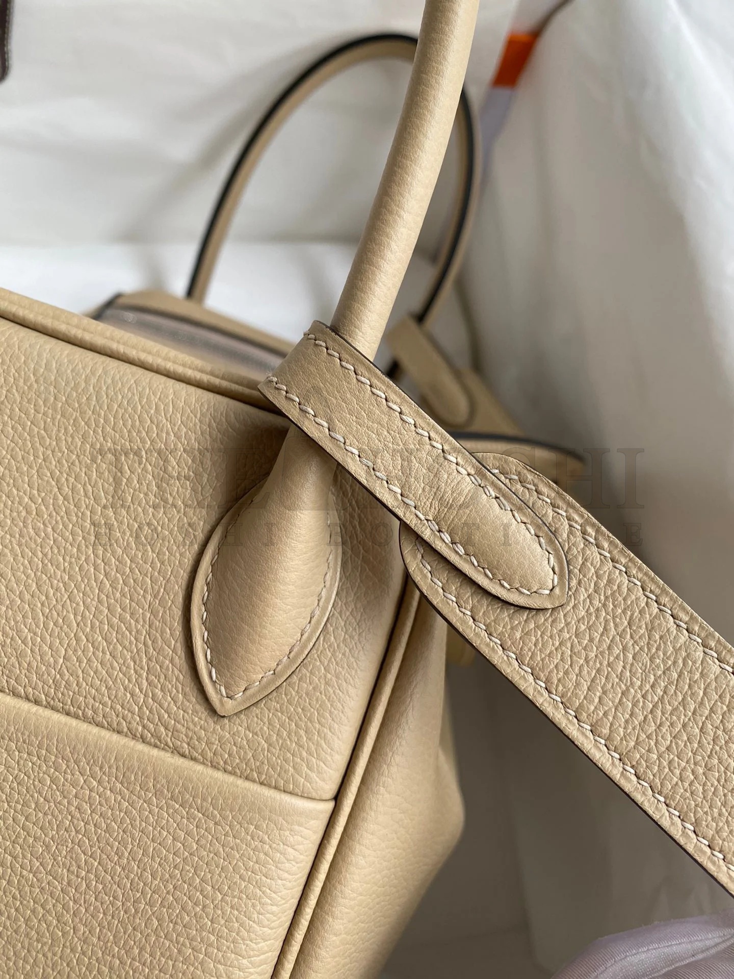 H**me5 Lindy 26 Handmade Bag In Trench Clemence Leather Master Quality