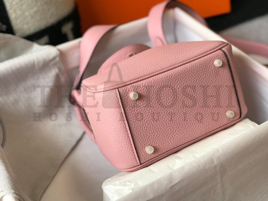 H**me5 Lindy Mini Bag In Pink Clemence Leather GHW Master Quality