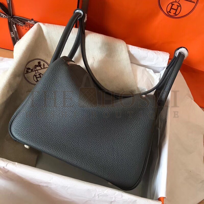 H**me5 Vert Gris Lindy 30cm Clemence Handmade Bag Master Quality