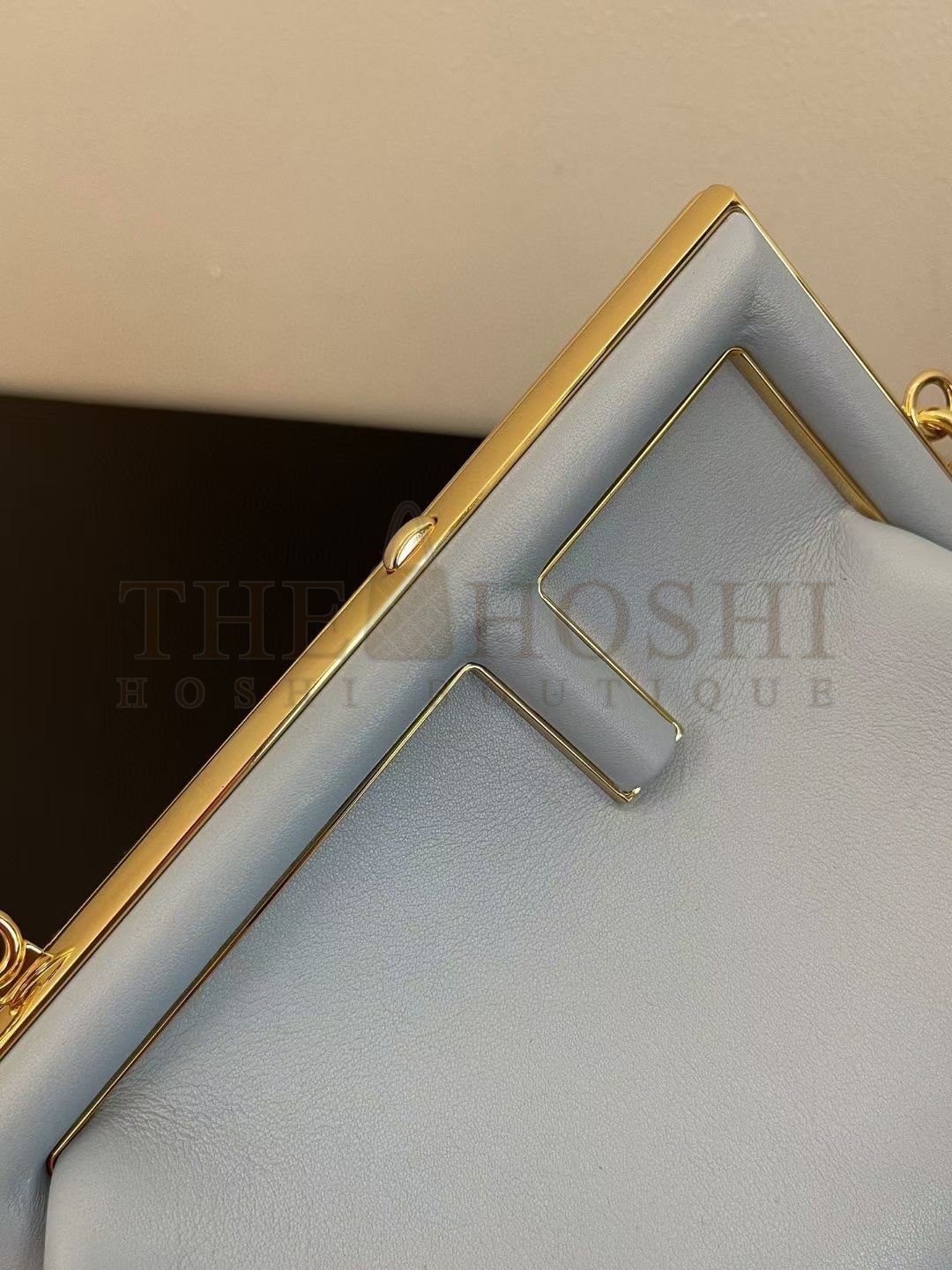 F**di First Medium Bag In Light Blue Nappa Leather Master Quality