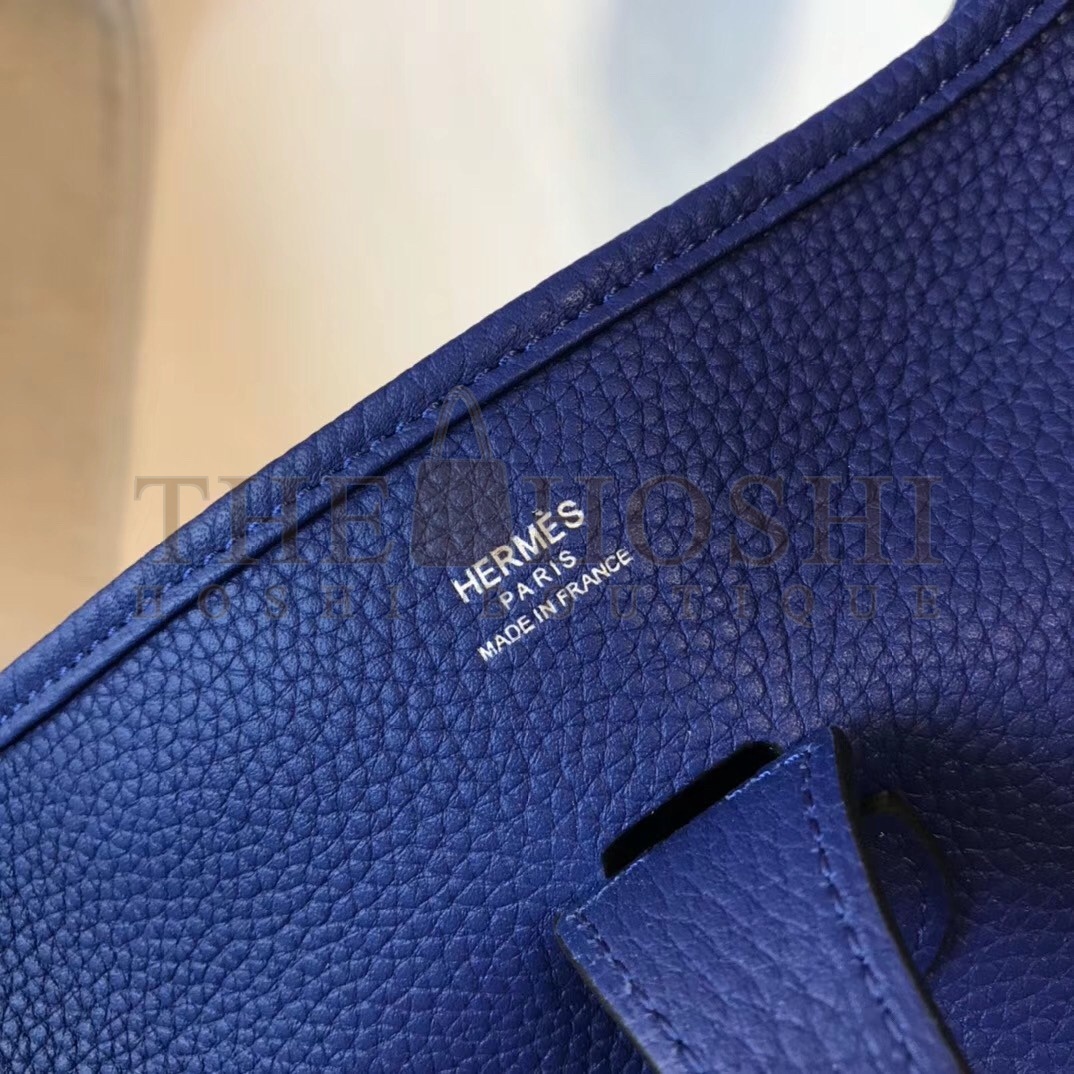 H**me5 Evelyne III 29 Bag In Blue Electric Clemence Leather Master Quality