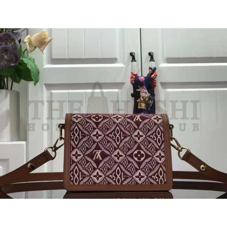 L0vis Vvtt0n LV Women Since 1854 Dauphine Mini Handbag Monogram Flowers Cowhide Master Quality
