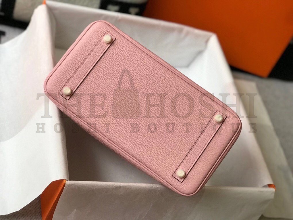 H**me5 Birkin 30 Bag in Pink Clemence Leather with GHW Master Quality