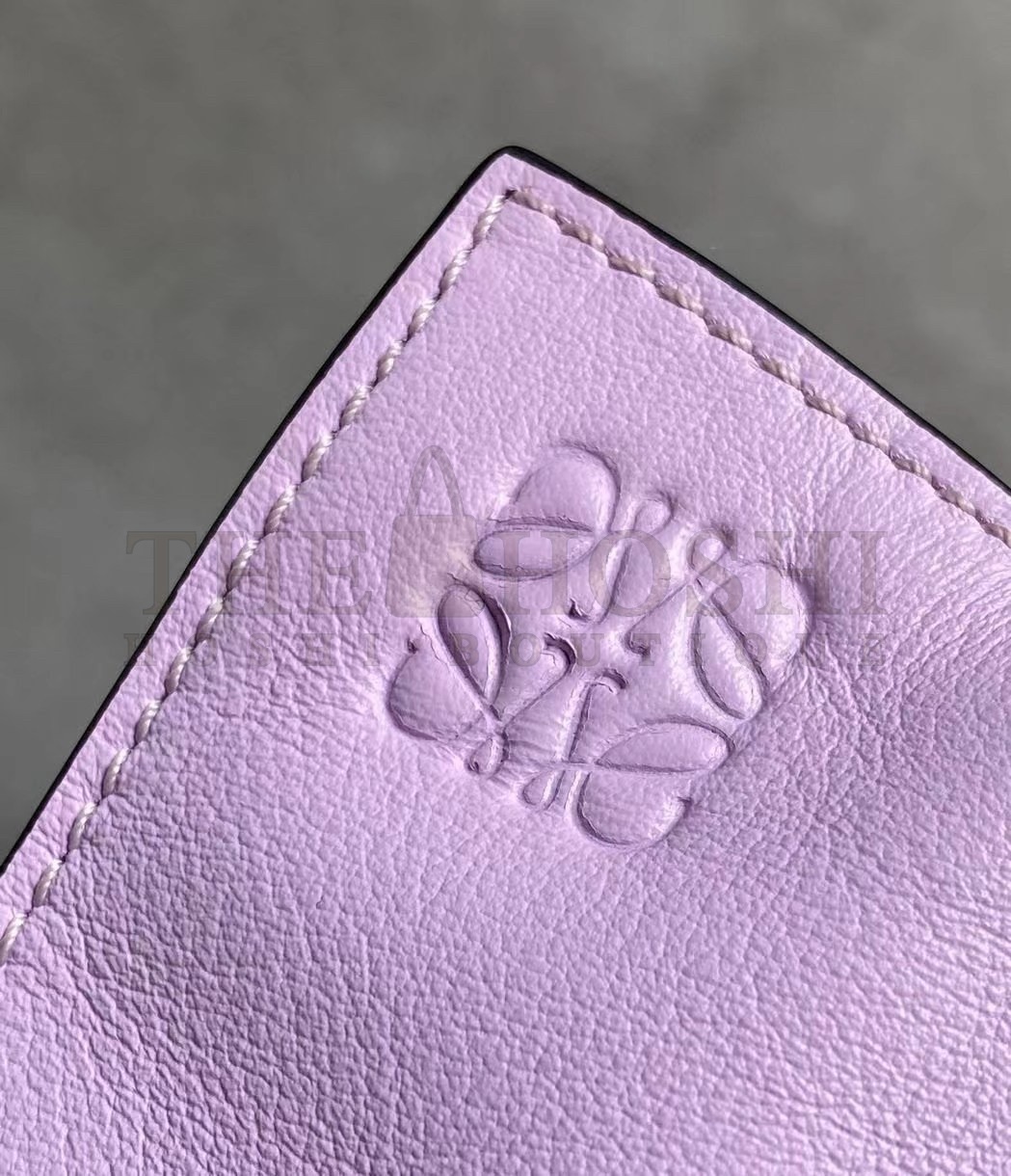 L0ew* Flamenco Mini Clutch In Bloom Orchid Nappa Leather Master Quality
