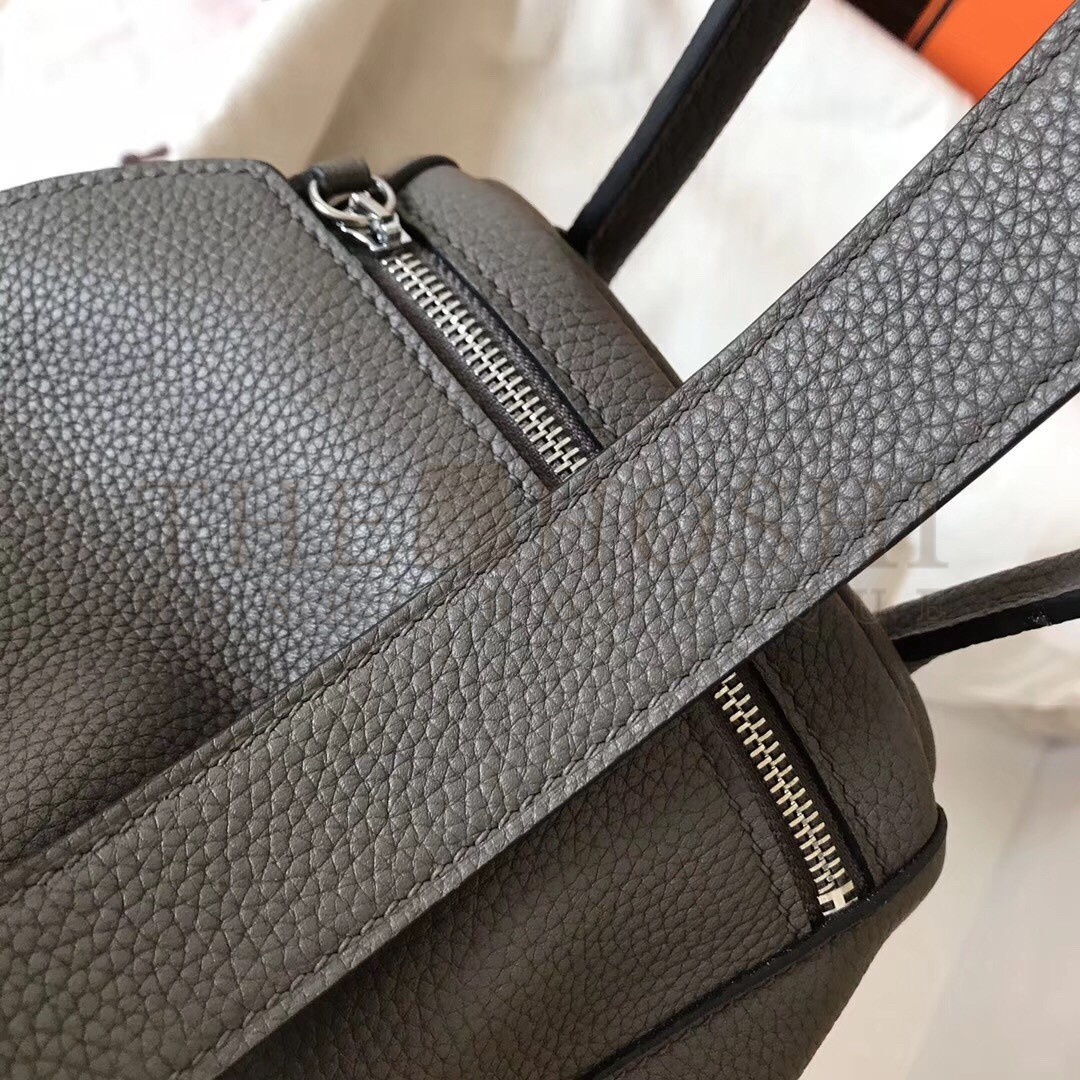 H**me5 Gris Mouette Lindy 30cm Clemence Handmade Bag Master Quality