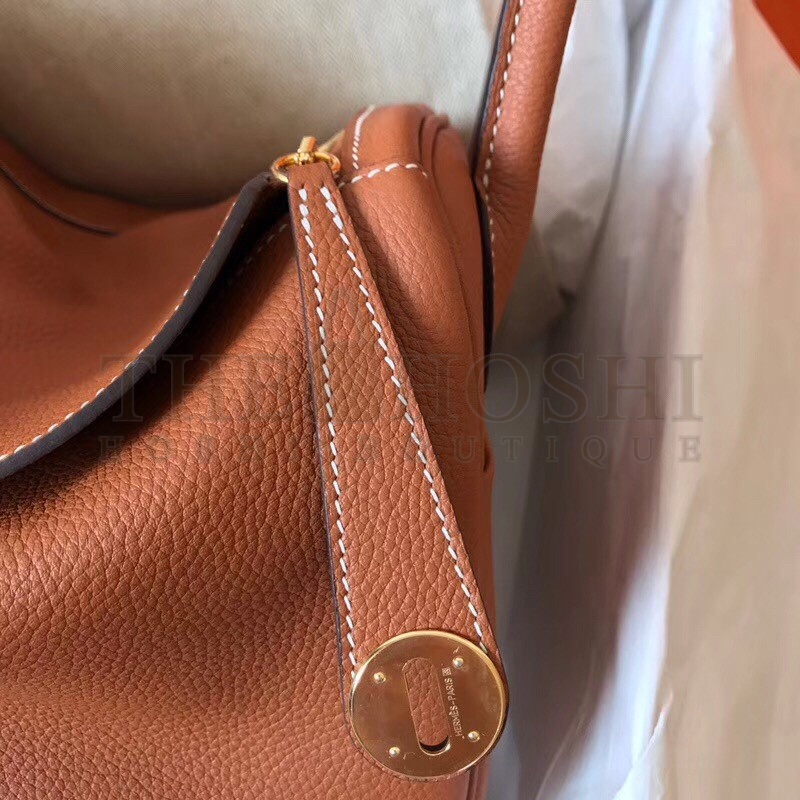 H**me5 Gold Lindy 26cm Clemence Handmade Bag Master Quality