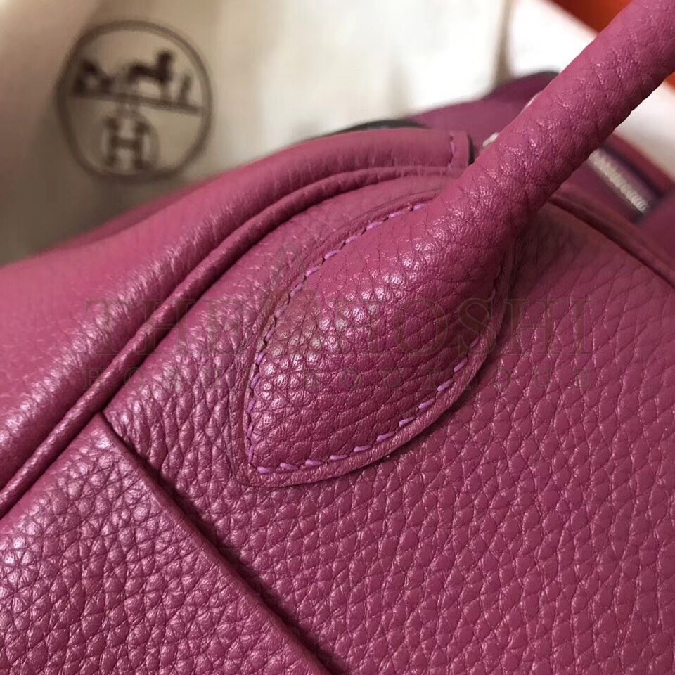 H**me5 Purple Lindy 30cm Clemence Handmade Bag Master Quality