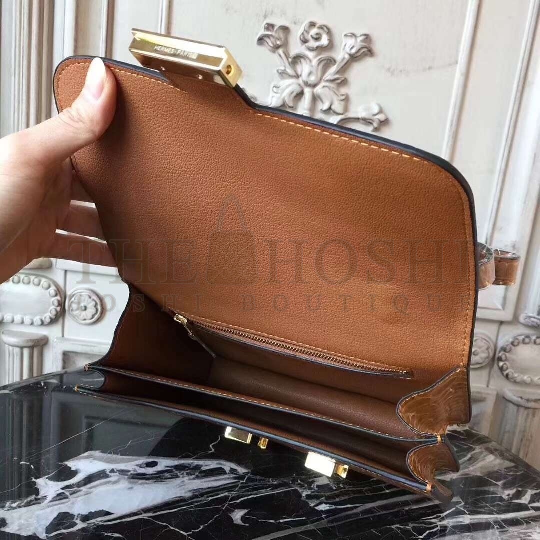 H**me5 Camarel Constance MM 24cm Crocodile Bag Master Quality