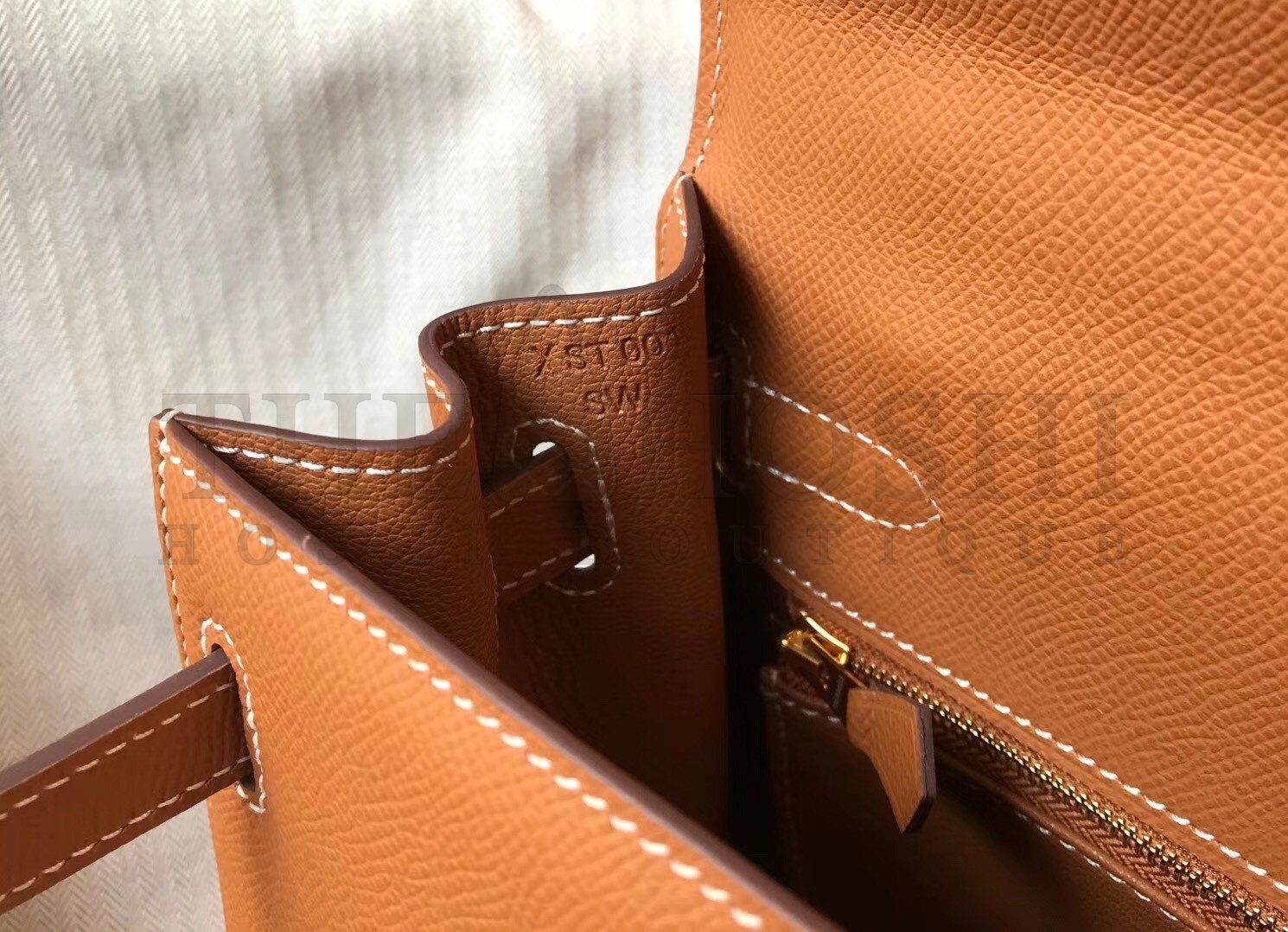 H**me5 Brown Epsom Kelly 32cm Sellier Bag Master Quality