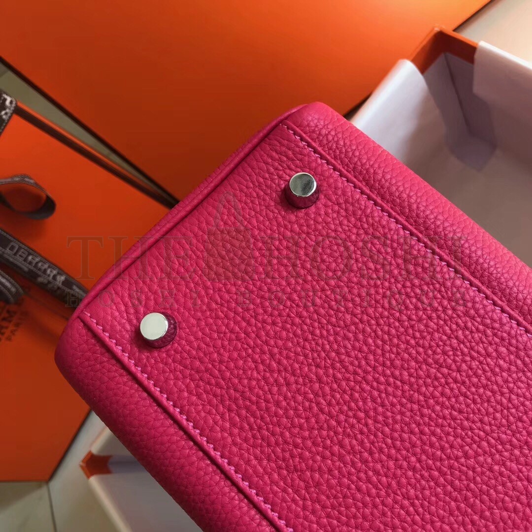 H**me5 Rose Red Clemence Kelly 32cm Retourne Bag Master Quality