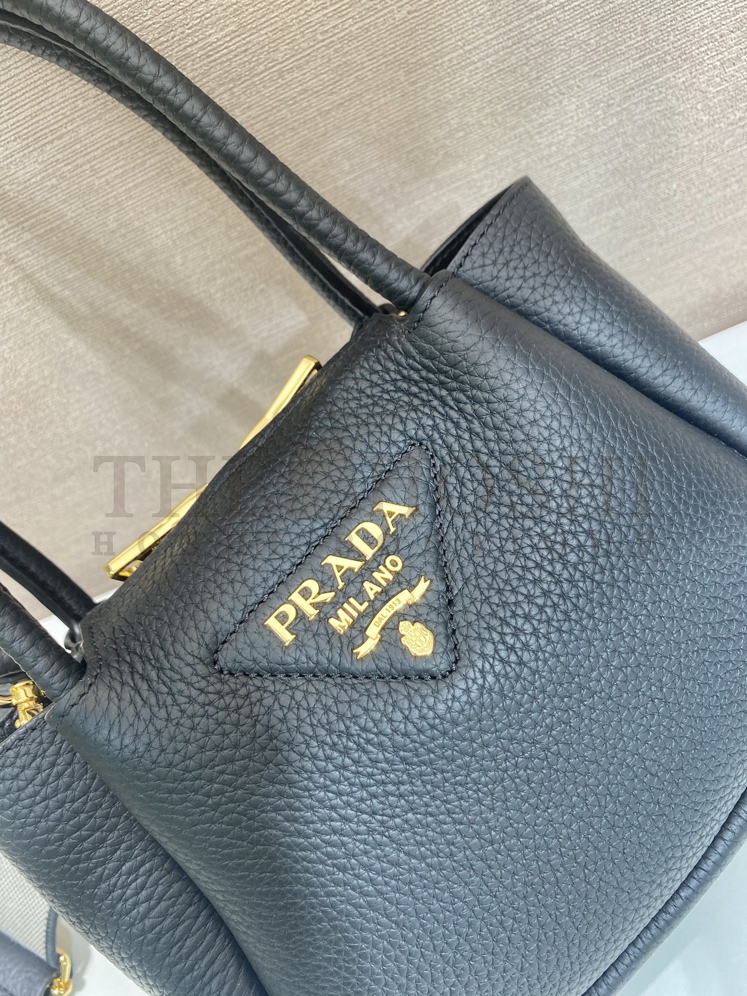 Pra*a PR 1BA362 Mini Leather Tote Bag 19.5x18x9cm 16898900 Master Quality