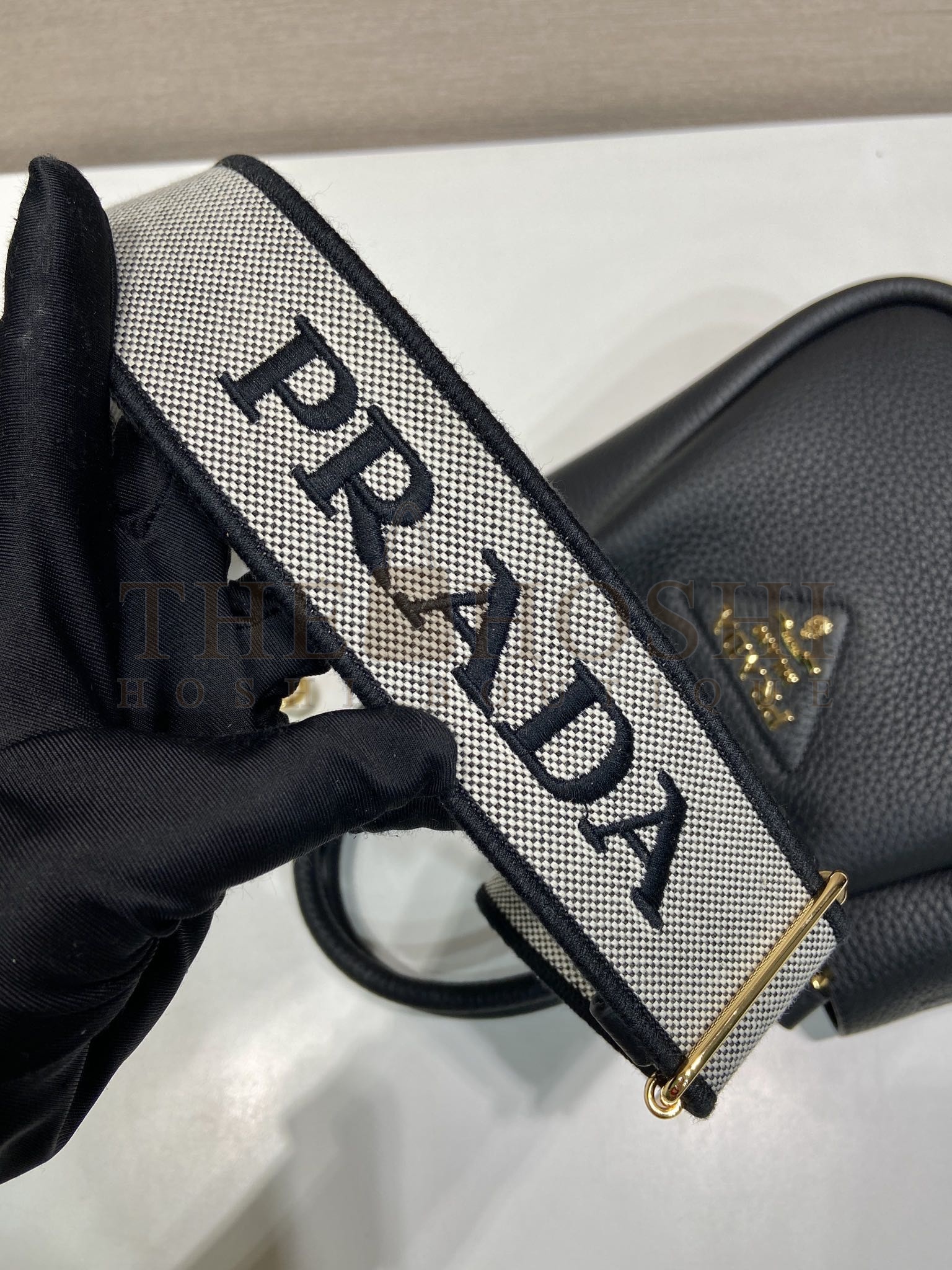Pra*a PR 1BA362 Mini Leather Tote Bag 19.5x18x9cm 16898900 Master Quality