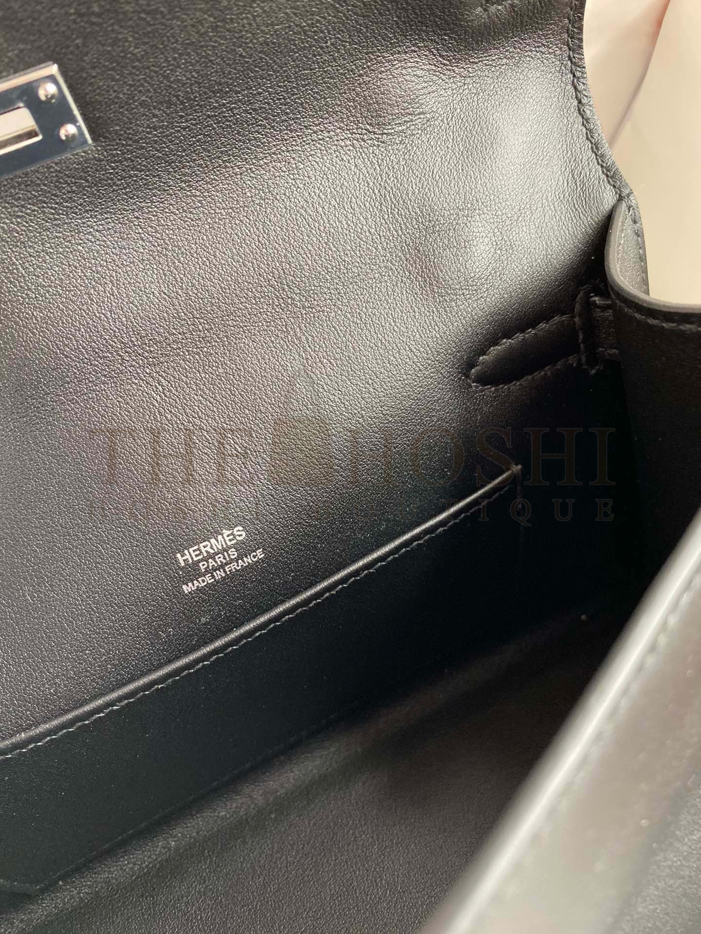 H**me5 Kelly Mini II Sellier Bag In Beton Swift Leather GHW Master Quality