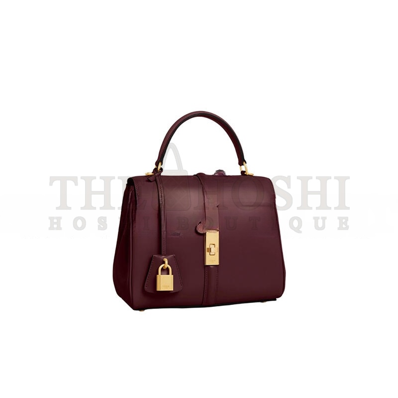 Ce1i*e MINI 16 IN SATINATED CALFSKIN 188003BEY (17.5*14*7cm) Master Quality