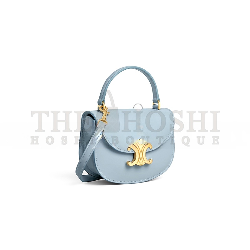 Ce1i*e MINI BESACE CLEA IN SHINY CALFSKIN 10L063ETZ.07PB (15.5*11.5*5cm) Master Quality