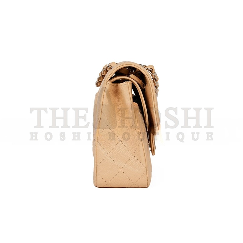 Ch**el CAVIAR QUILTED MEDIUM CLASSIC DOUBLE FLAP 1541024 (25*15*7cm) Master Quality