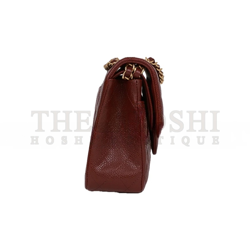 Ch**el CAVIAR QUILTED MEDIUM DOUBLE FLAP 1420325 (25.5*14*6.5cm) Master Quality
