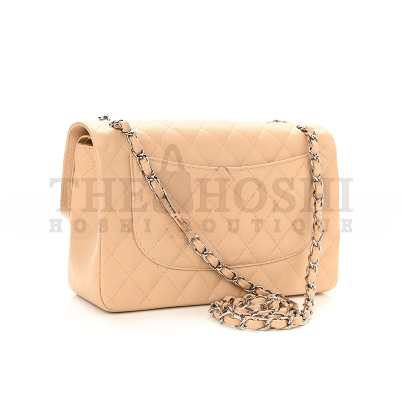 Ch**el CAVIAR QUILTED JUMBO DOUBLE FLAP 1153723 (30*19*9cm) Master Quality