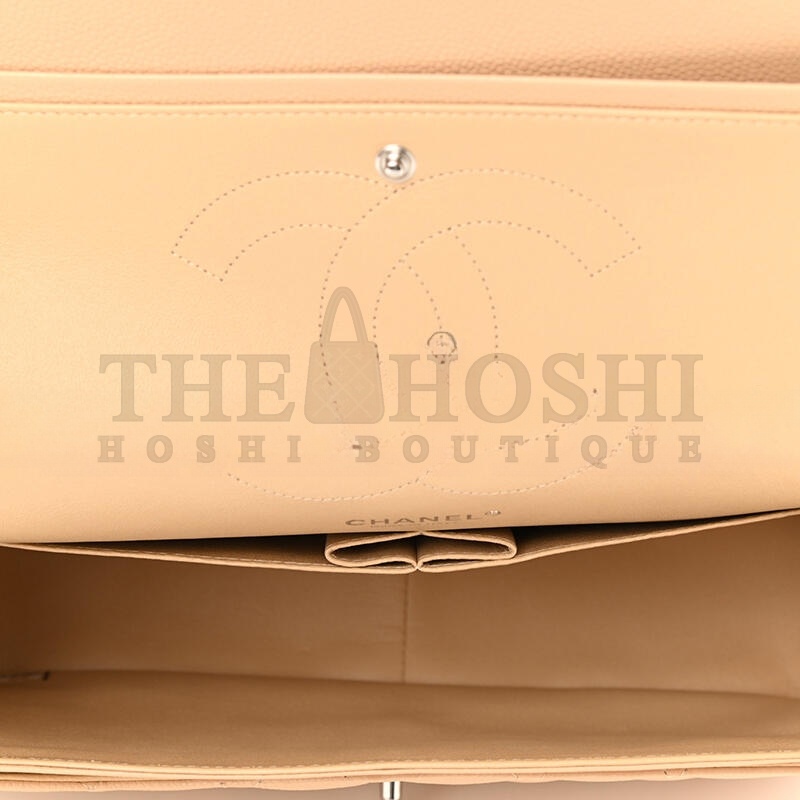 Ch**el CAVIAR QUILTED JUMBO DOUBLE FLAP 1153723 (30*19*9cm) Master Quality