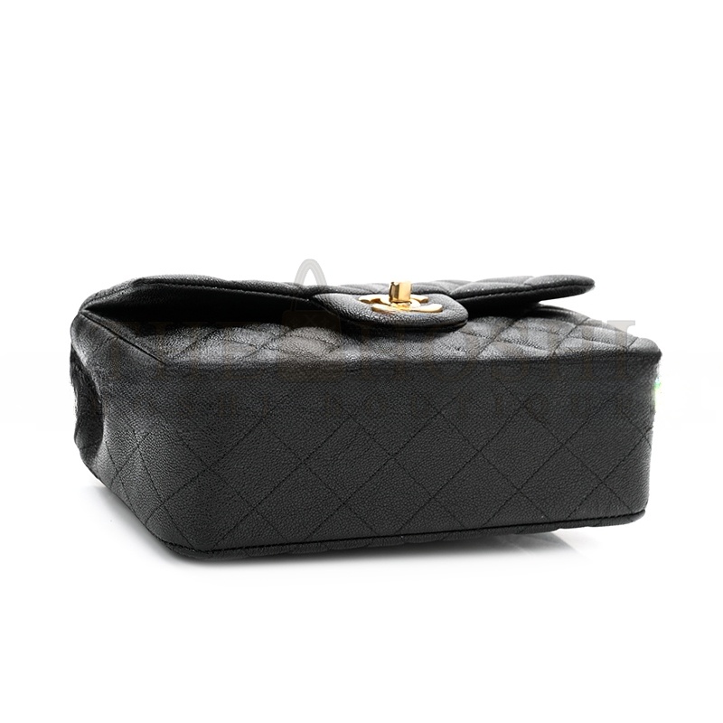 Ch**el CAVIAR QUILTED MINI TOP HANDLE FLAP 1161131 (20*12*7cm) Master Quality