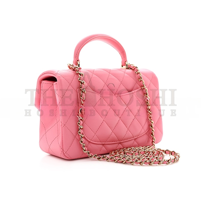 Ch**el MINI TOP HANDLE FLAP 1287460 (20*13*6cm) Master Quality