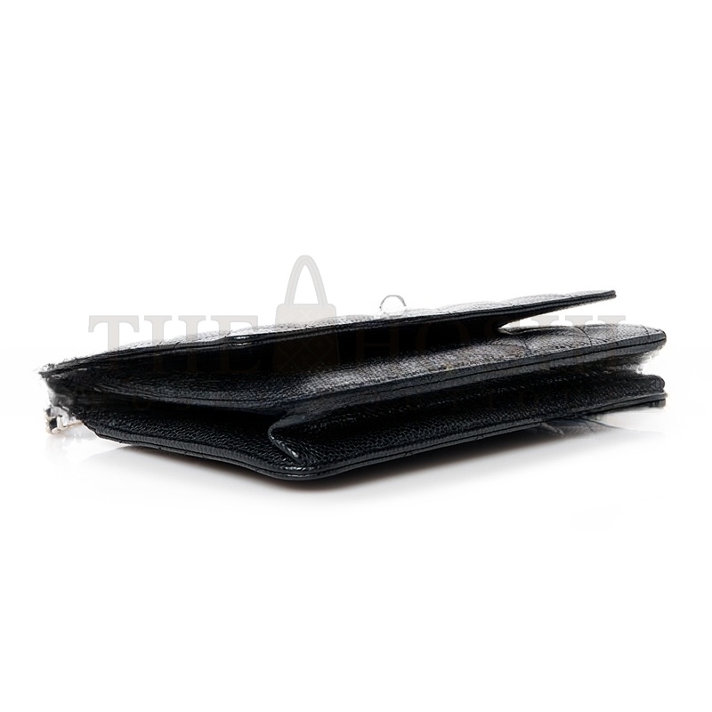 Ch**el CAVIAR QUILTED WALLET ON CHAIN WOC 1549553 (20*12*3cm) Master Quality