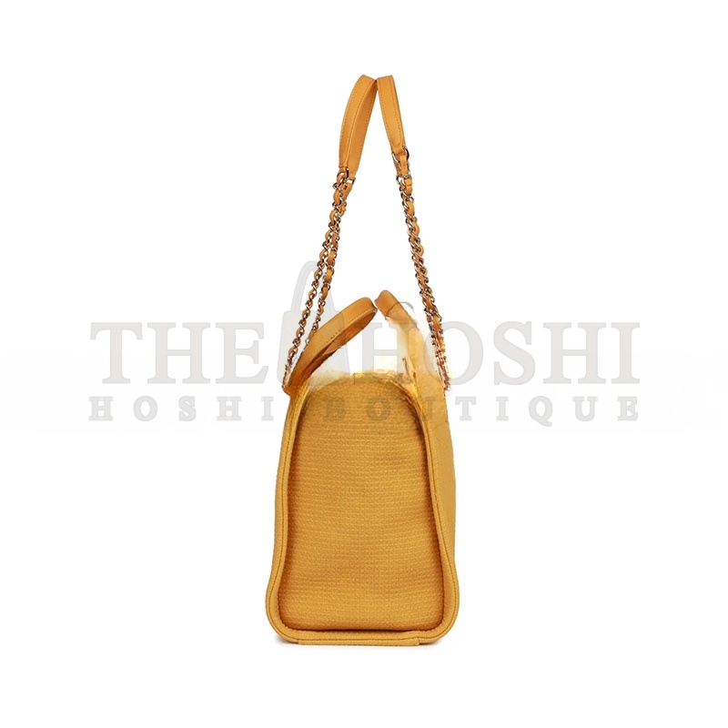 Ch**el MIXED FIBERS SMALL DEAUVILLE TOTE 1100412 (39*24*17cm) Master Quality
