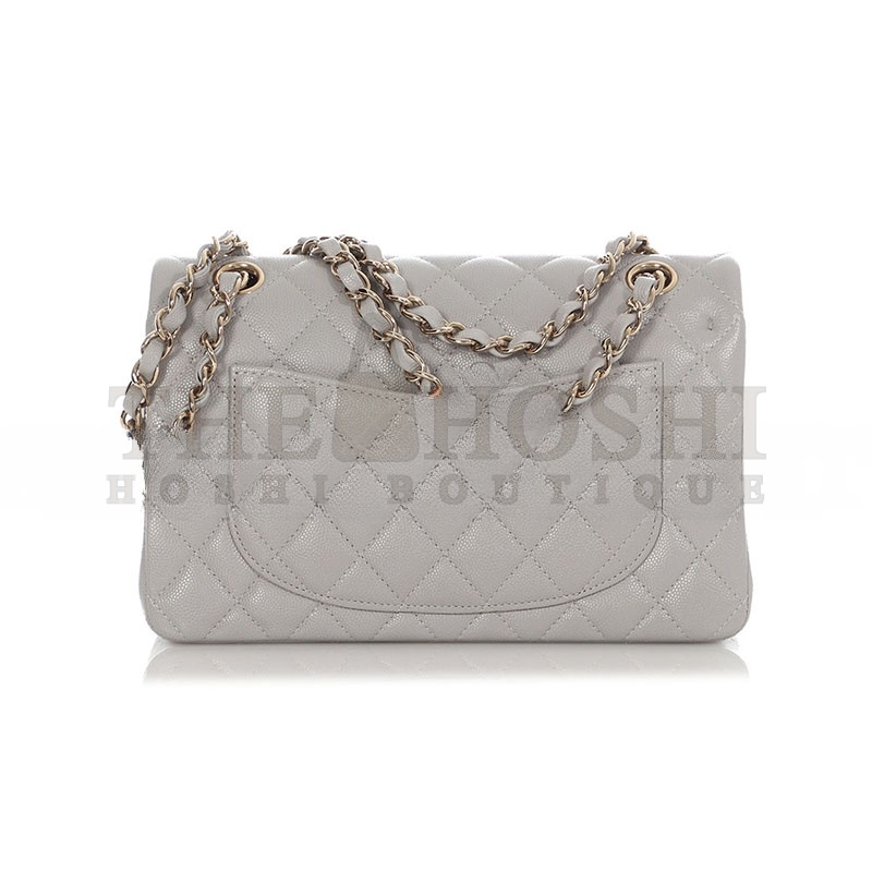 Ch**el CAVIAR QUILTED SMALL CLASSIC DOUBLE FLAP 1302411 (23*14*6cm) Master Quality
