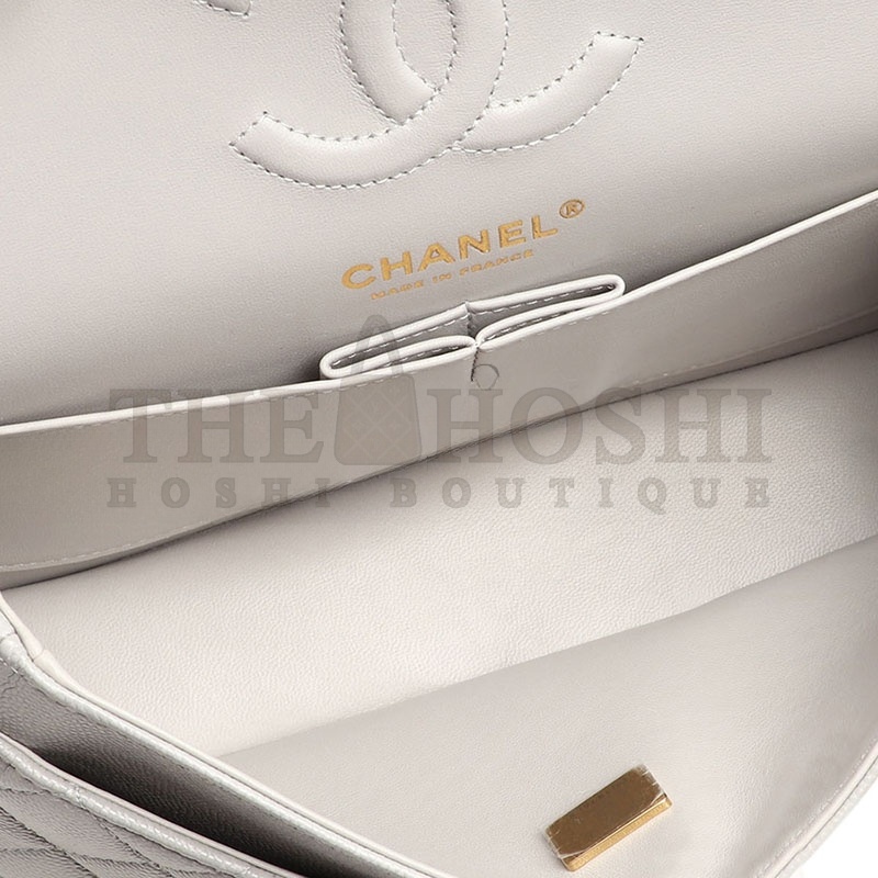 Ch**el CAVIAR QUILTED SMALL CLASSIC DOUBLE FLAP 1302411 (23*14*6cm) Master Quality