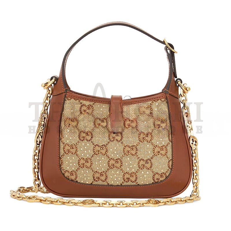 Gvc*1 JACKIE 1961 CRYSTALS MINI BAG ‎675799 (19*13*3cm) Master Quality