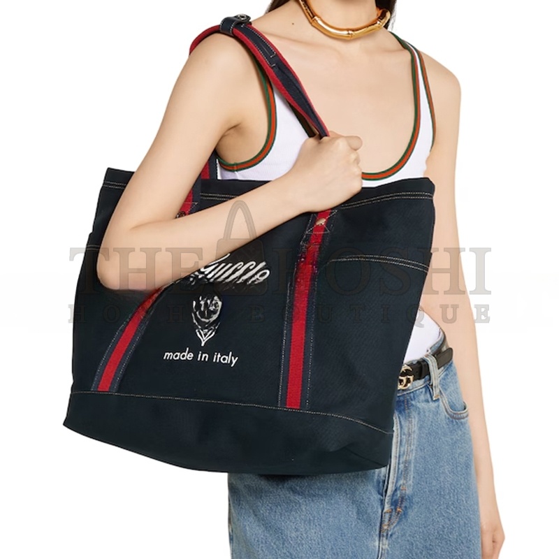 Gvc*1 PRINTED CANVAS LARGE TOTE BAG ‎‎816863 (39*45*19cm) Master Quality