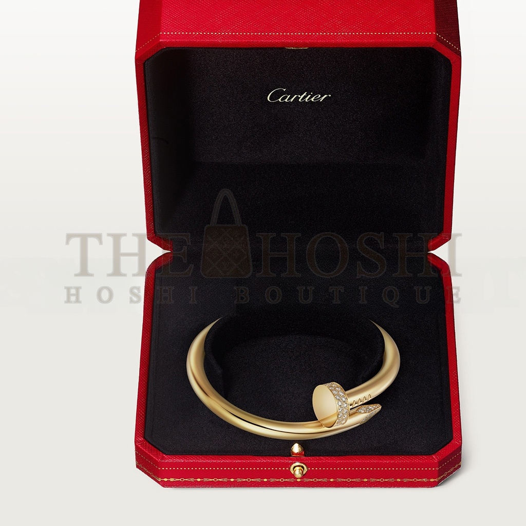 Ca*t1er  JUSTE UN CLOU BRACELET, MEDIUM MODEL N6721517 Master Quality