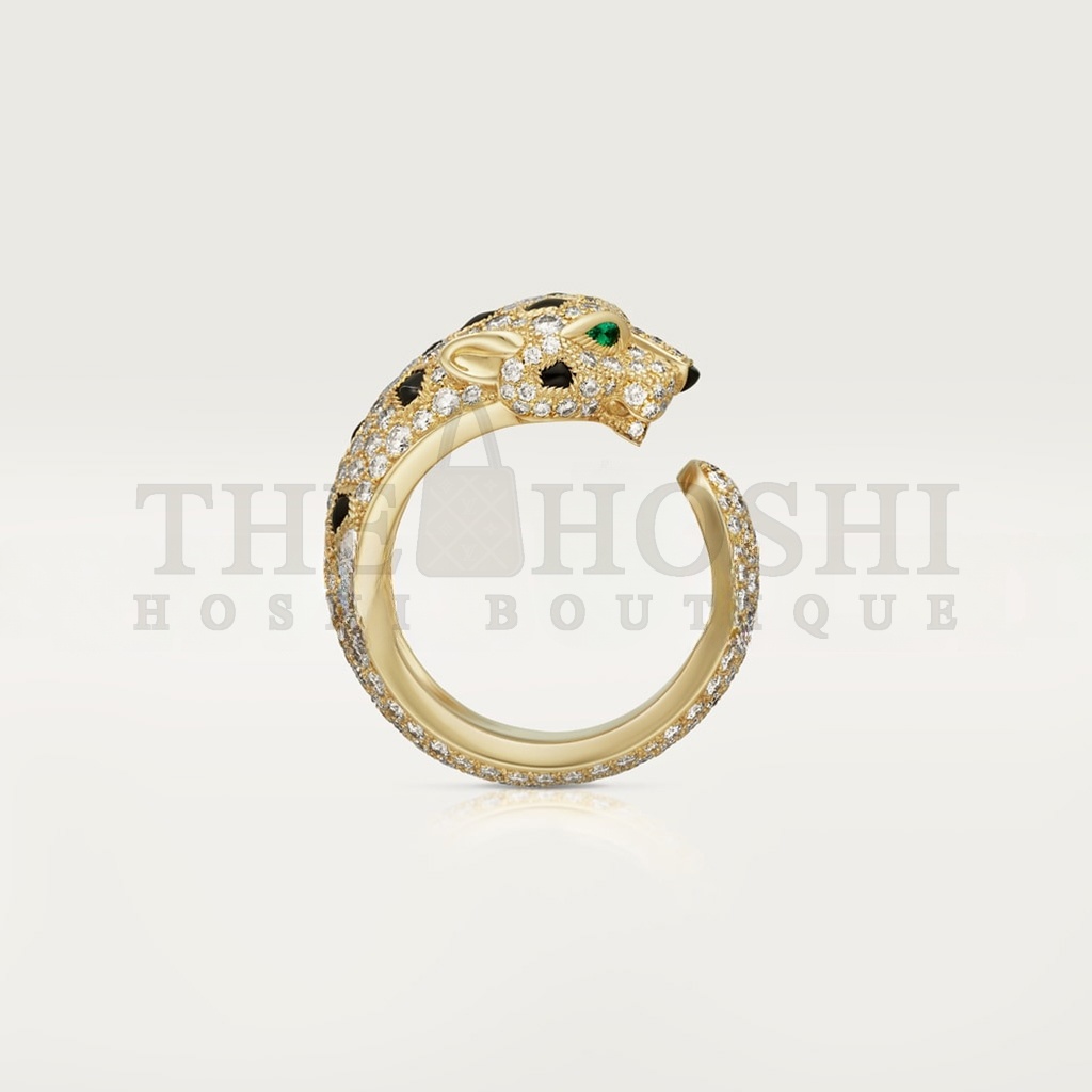 Ca*t1er PANTHÈRE YELLOW GOLD DE Ca*t1er RING N4767700 Master Quality