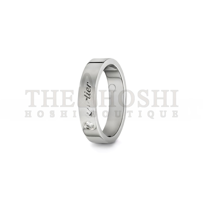Ca*t1er C DE Ca*t1er WEDDING RING, WIDTH 4 MM, 1 D1am0nd B4098200 Master Quality