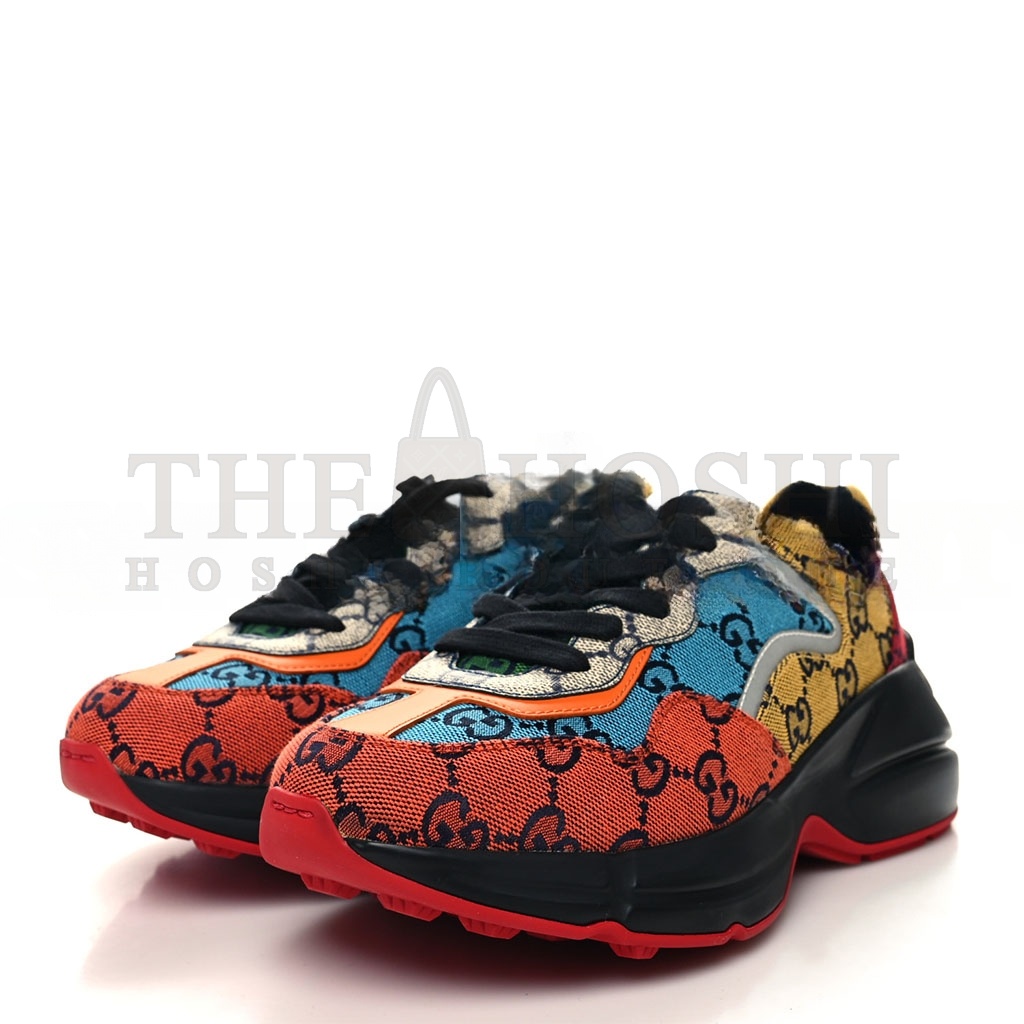 Gvc*1 MONOGRAM MULTICOLOR GG Svp*me MONOGRAM WOMENS RHYTON SNEAKERS Master Quality