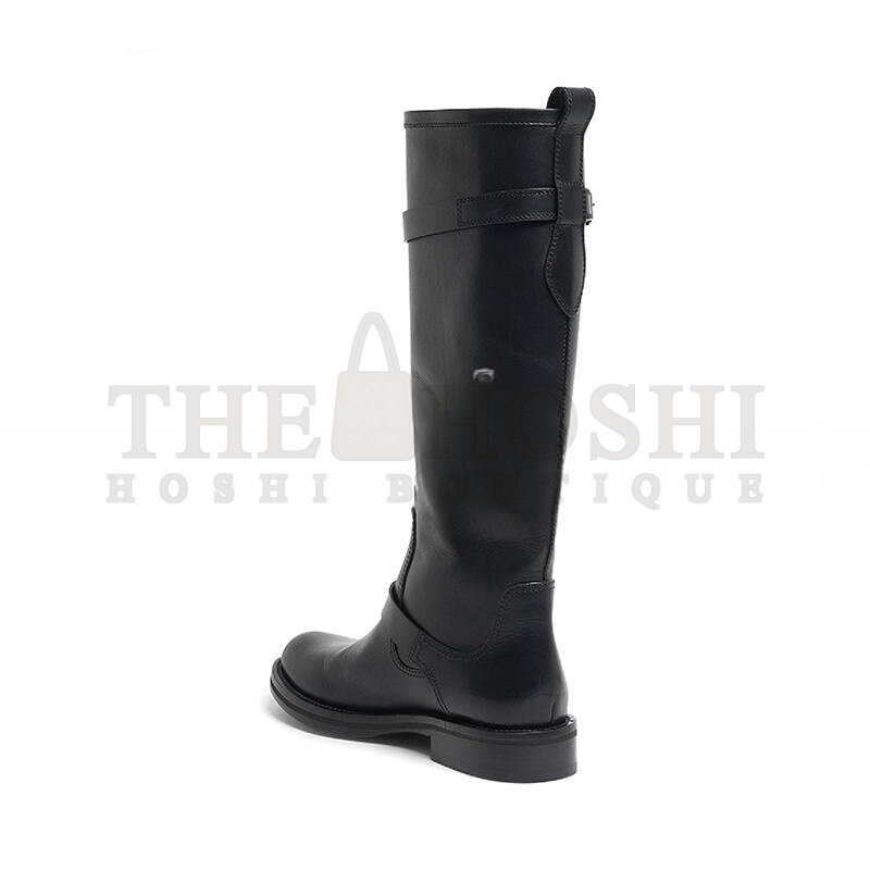 Y51 BIORK LEATHER BUCKLE BIKER BOOTS Master Quality