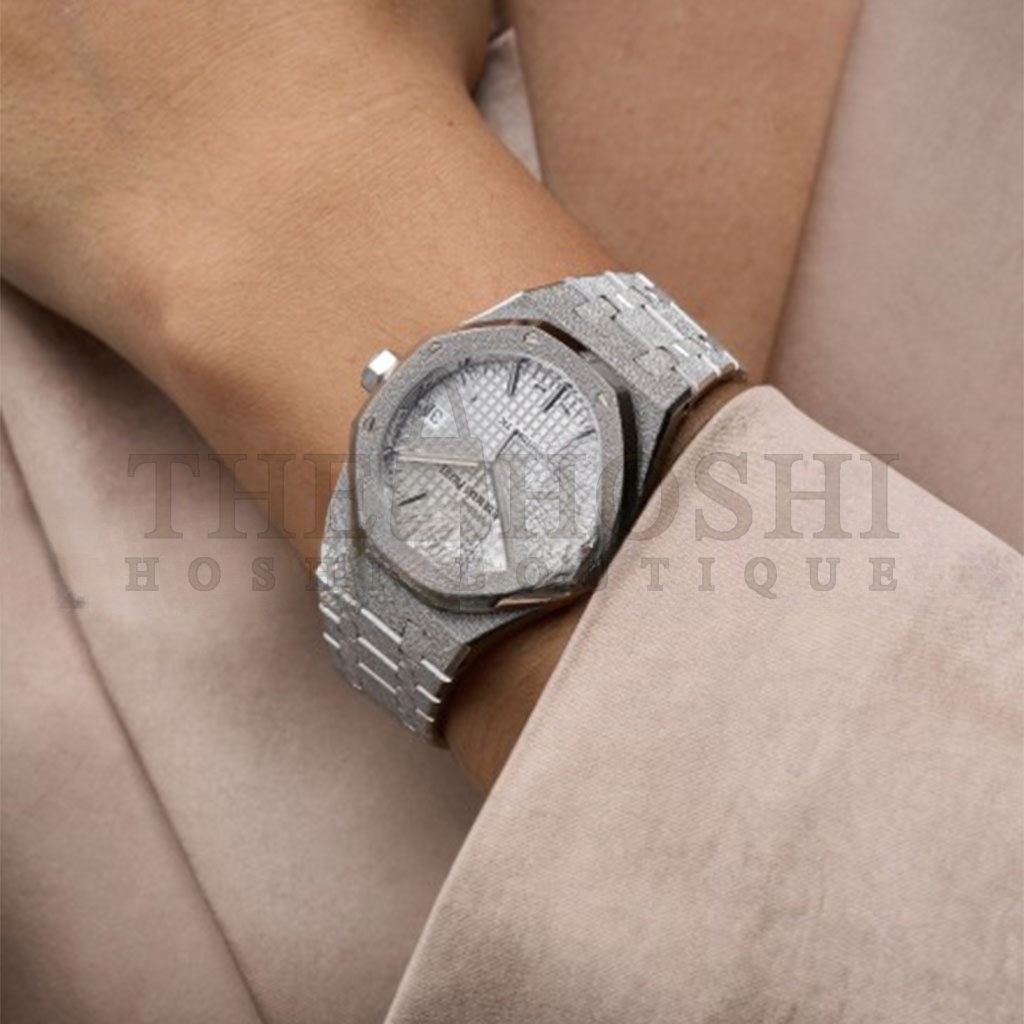 AUDEMARS P1g*et ROYAL OAK FROSTED GOLD 37MM WATCH 15454BC Master Quality